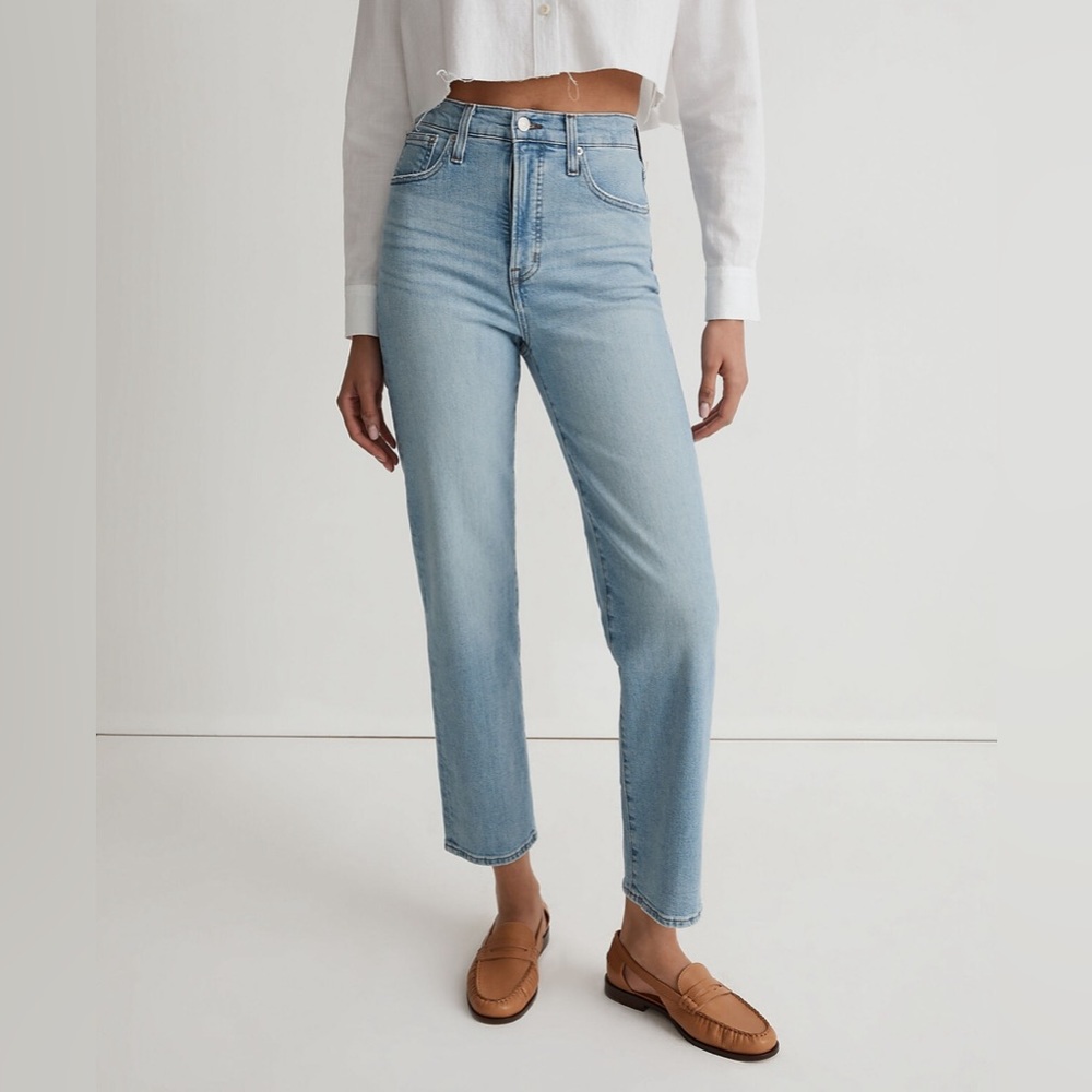 Madewell The Perfect Vintage Straight Jean in Cliffview Wash